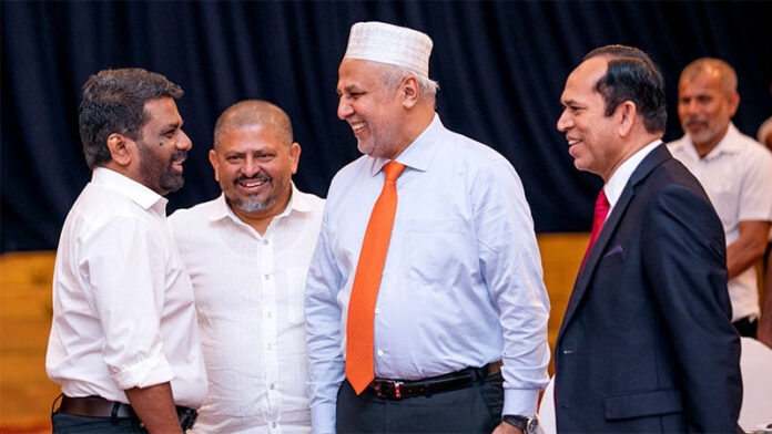 anura-kumara with-rauff-hakeem