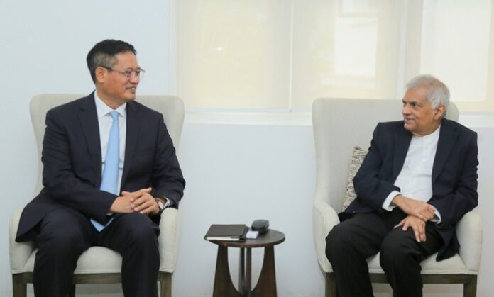 ranil and china